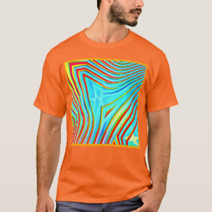 Camiseta Padrão de Intermitência de Cores