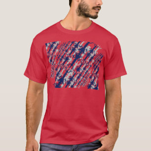 Camiseta Padrão de linha de diagnóstico Axolotl com estilo