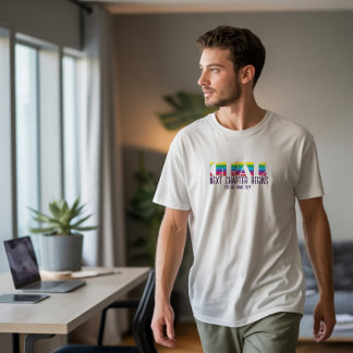 Camiseta Padrão de listras minimalistas de formatura