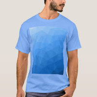 Padrão de malha geométrica gradiente azul claro