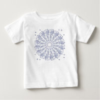 Padrão de mandala azul