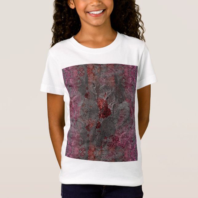 Camiseta Padrão de mármore (Frente)