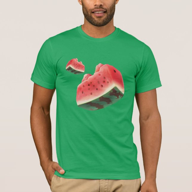 Camiseta Padrão de Melancia (Frente)