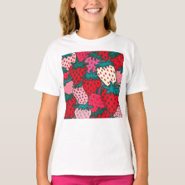 Camiseta Padrão de Morango