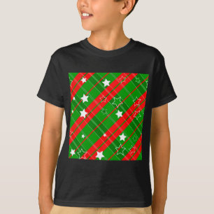 Camiseta padrão de natal abstrato de fundo