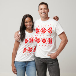 Camiseta Padrão de Natal Alegre 5