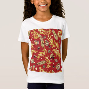 Camiseta Padrão de Natal, Pine Snow 3