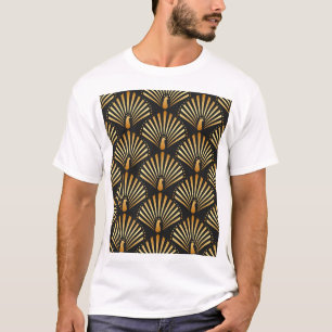 Camiseta Padrão de ouro de arte