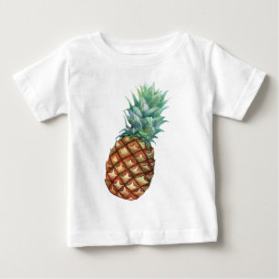Camiseta Padrão de Palmeira da Selva Tropical de Aquarela d