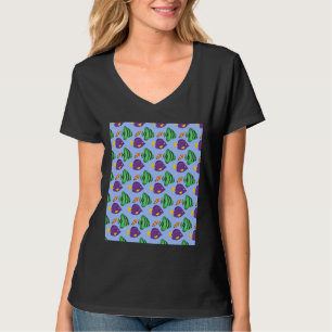 Camiseta Padrão de Peixe