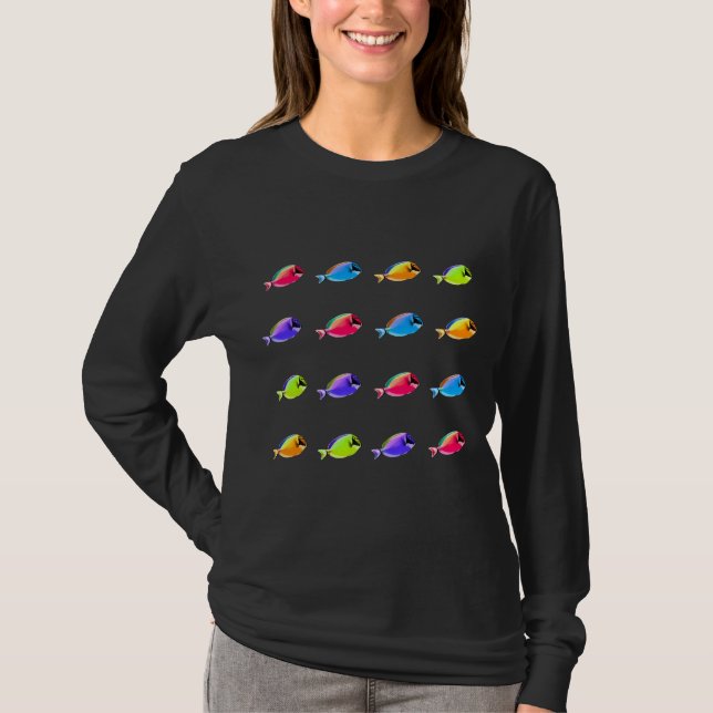 Camiseta Padrão de Peixe 243 (Frente)