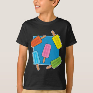 Camiseta Padrão de picles coloridos