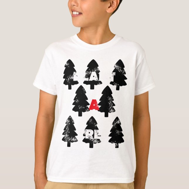 Camiseta Padrão de plantar uma árvore (Frente)