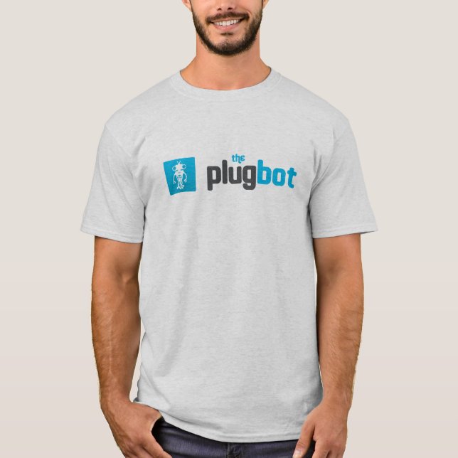 Camiseta Padrão de PlugBot (Frente)
