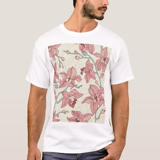 Camiseta Padrão de pomada: Papel elegante (Frente)