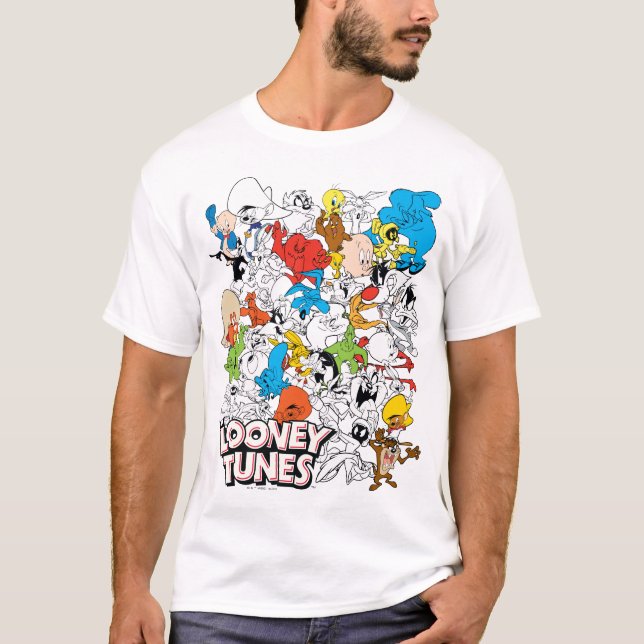 Camiseta PADRÃO DE Pop de Cores DO LOONEY TUNES™ (Frente)