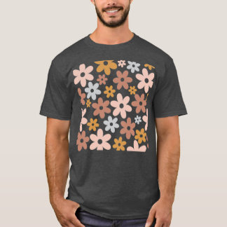 Camiseta padrão de primavera floral
