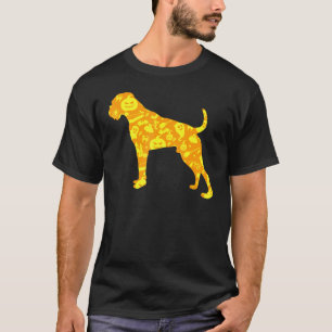 Camiseta Padrão de Pumpkin do Boxer Dog Halloween Py