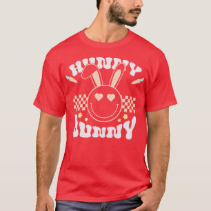 Camiseta Padrão de Quadro de Verificação do rosto do Hunny