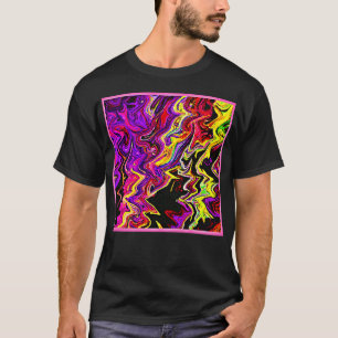 Camiseta Padrão de Radiância Vibrante e Brilhante