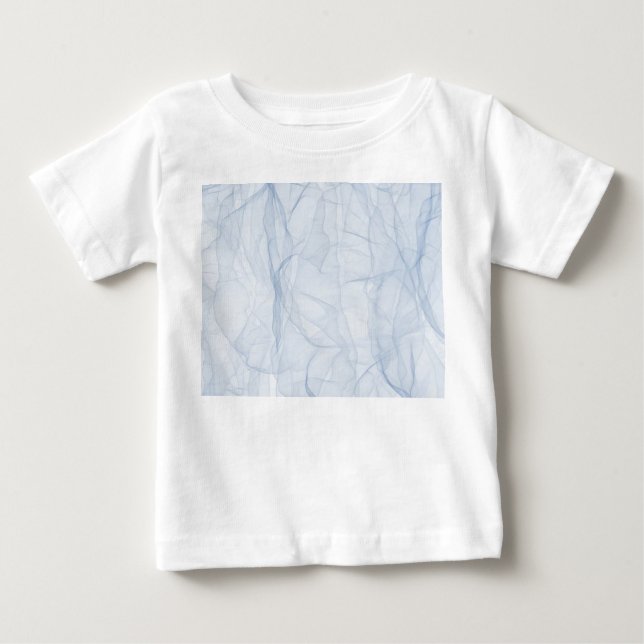 Camiseta Padrão de Sombra Azul (Frente)