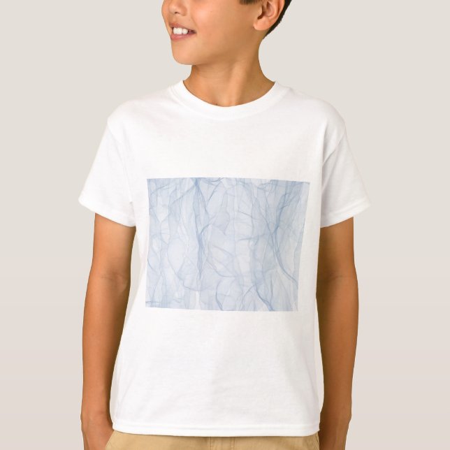 Camiseta Padrão de Sombra Azul (Frente)