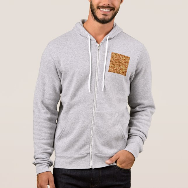 Camiseta Padrão de Terrazzo em Remendo de Paralelepípedos M (Frente)