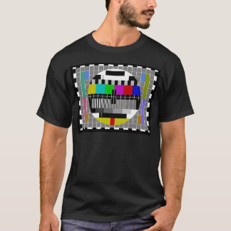 Camiseta Padrão de Teste de Tv