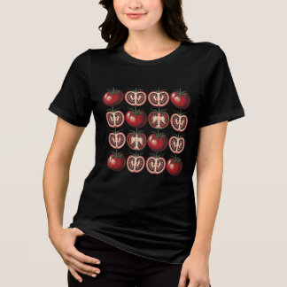 Camiseta Padrão de Tomate Vintage