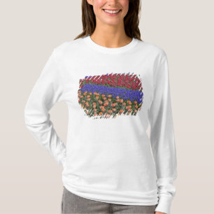 Camiseta Padrão de tulipas e flores de Jacinto de Uva, 3