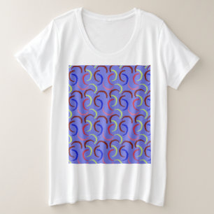 Camiseta Padrão de Verão Colorido