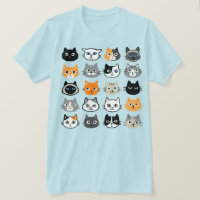 Padrão do Cat Faces | Fanfarrão de Gato de Gato Le