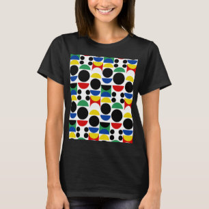 Camiseta Padrão do século de Médio Bauhaus escandinavo
