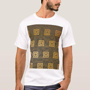 Camiseta Padrão do Wallpaper Art Deco Vintage