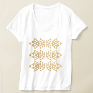 Camiseta Padrão Dourado de Mojave da Glittery