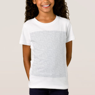 Camiseta Padrão Elegante Minimalista Escolar