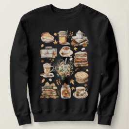 Camiseta Padrão Estético Essencial Favorito de Outono