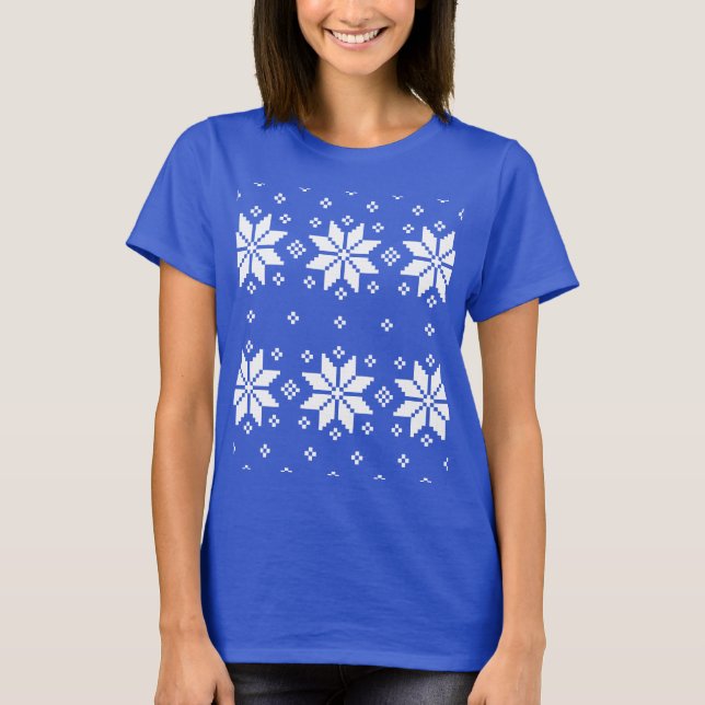 Camiseta Padrão Feliz Natal 5 (Frente)
