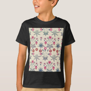 Camiseta Padrão Floral de Margarida de William Morris Verme