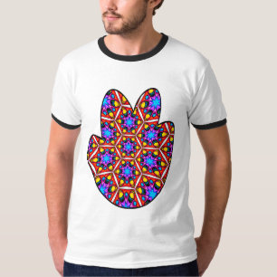 Camiseta Padrão Floral Elegante Abstrato