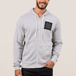 Camiseta Padrão Floral em Lápis Preto Cinza