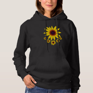 Camiseta Padrão Floral Flor Flor do Flor do Sol Amarelo