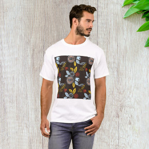 Camiseta Padrão Floral Retroativo