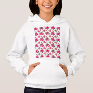 Camiseta Padrão Floral Rosa Design- 29500 Plus Tamanho T-Sh
