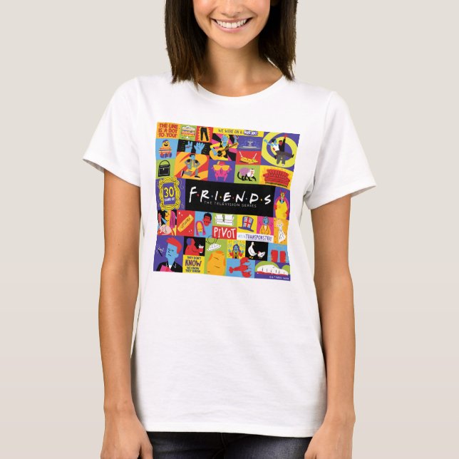 Camiseta Padrão FRIENDS™ Icônico (Frente)