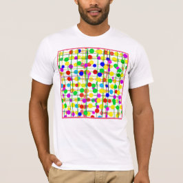 Camiseta Padrão Geométrico Aleatório