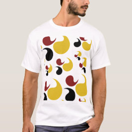 Camiseta Padrão Geométrico Elegante com Toque Moderno