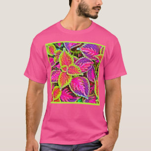 Camiseta Padrão Harmonia ChromaLeaf Vibrante