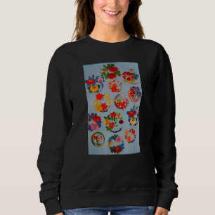 Camiseta Padrão Japonês Kimono Flower Design 1