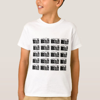 Camiseta padrão legal da câmera